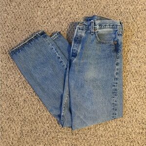 Levi's Light Blue Denim Jeans 501 - 35W X 30L